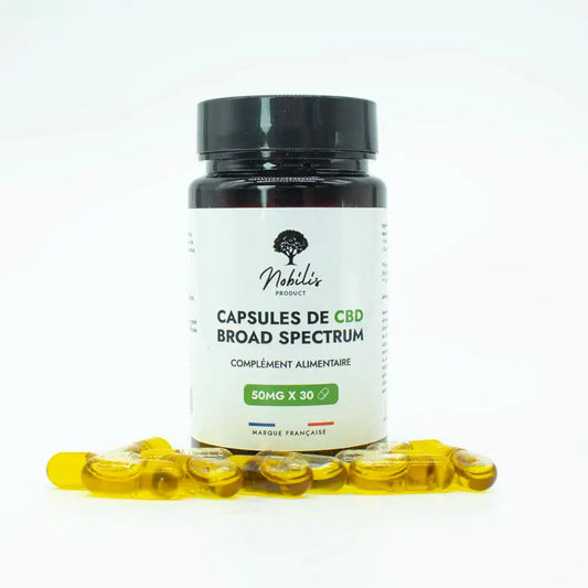 Capsules CBD 30x50mg sans THC EstrelaCBD
