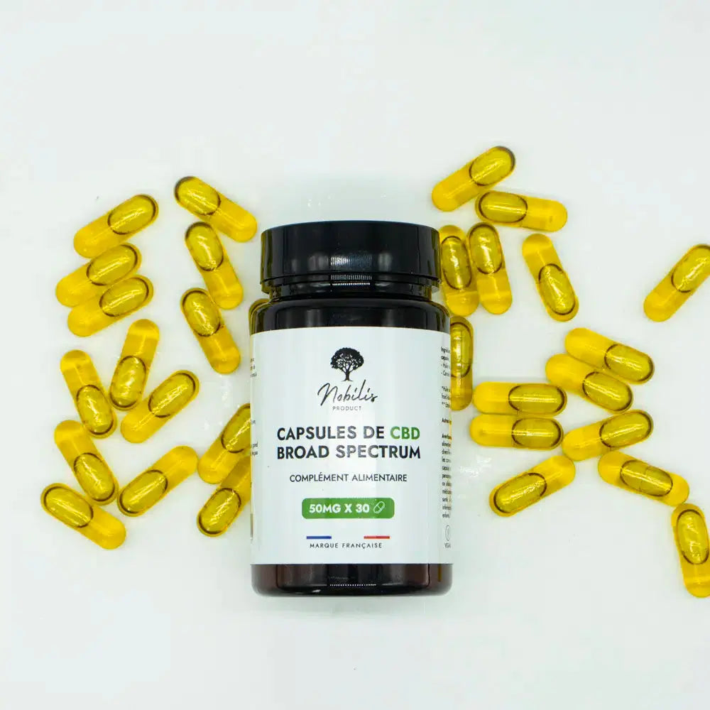 Capsules CBD 30x50mg sans THC EstrelaCBD