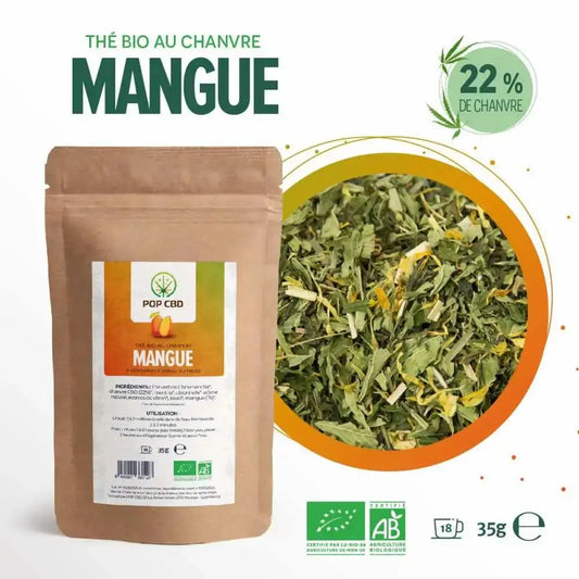 Thé CBD bio mangue EstrelaCBD
