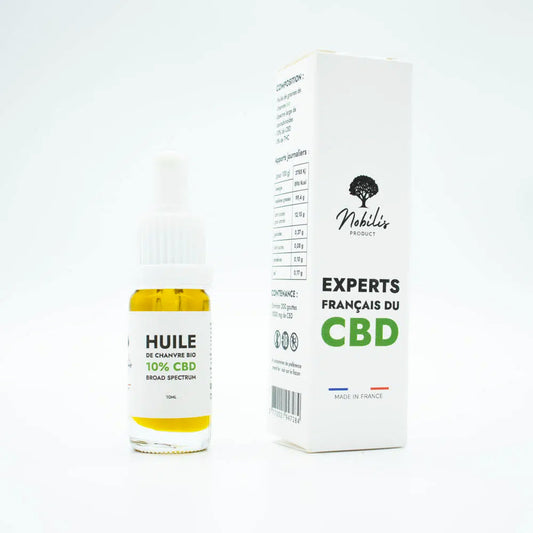 Huile de CBD 10% Broad Spectrum (sans THC) EstrelaCBD