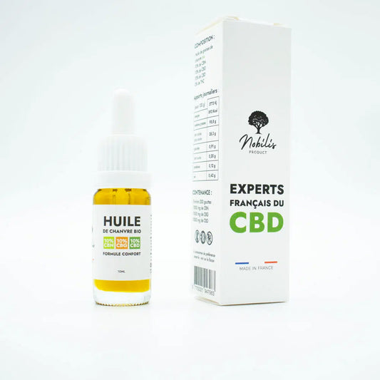 Huile 10% de CBD, 10% de CBN et 10% de CBG (Formule Confort) sans THC EstrelaCBD