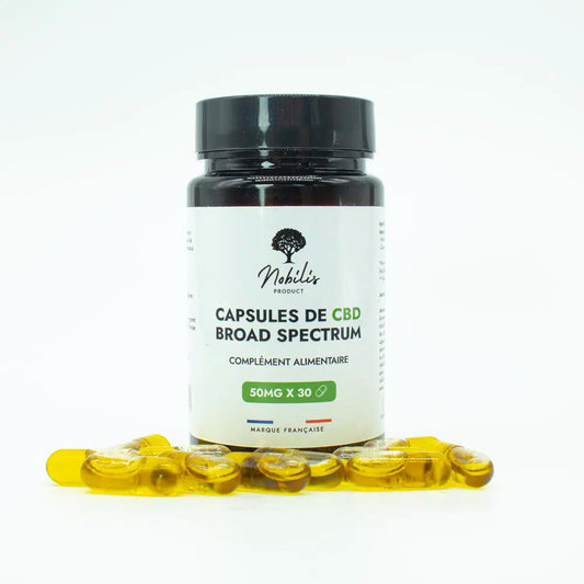 Capsules CBD 30x50mg sans THC EstrelaCBD
