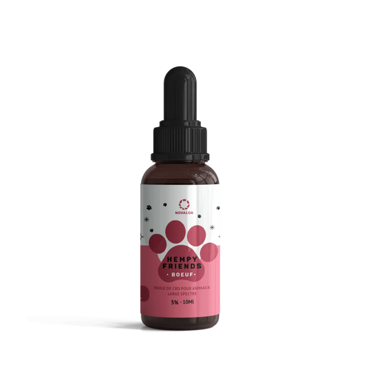 Huile CBD animaux 5% boeuf