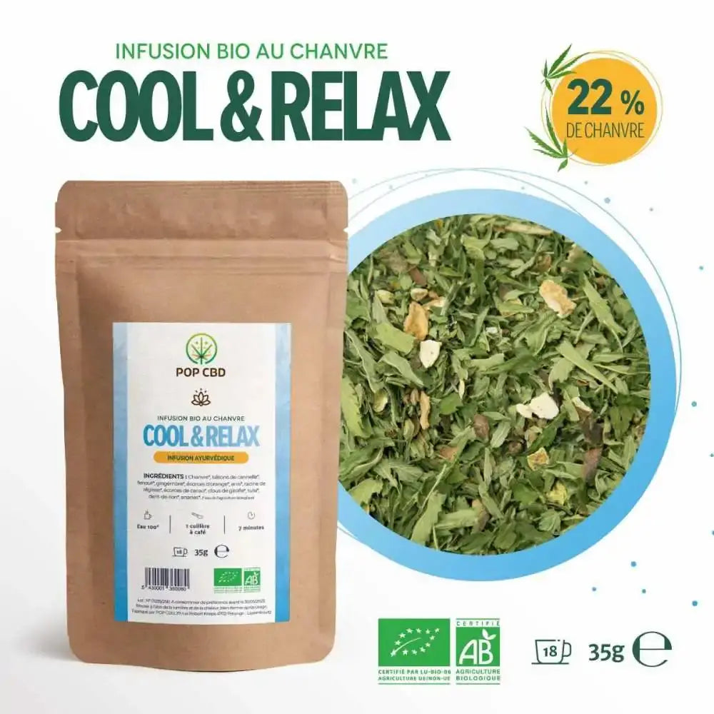 Thé CBD bio cool & relax EstrelaCBD