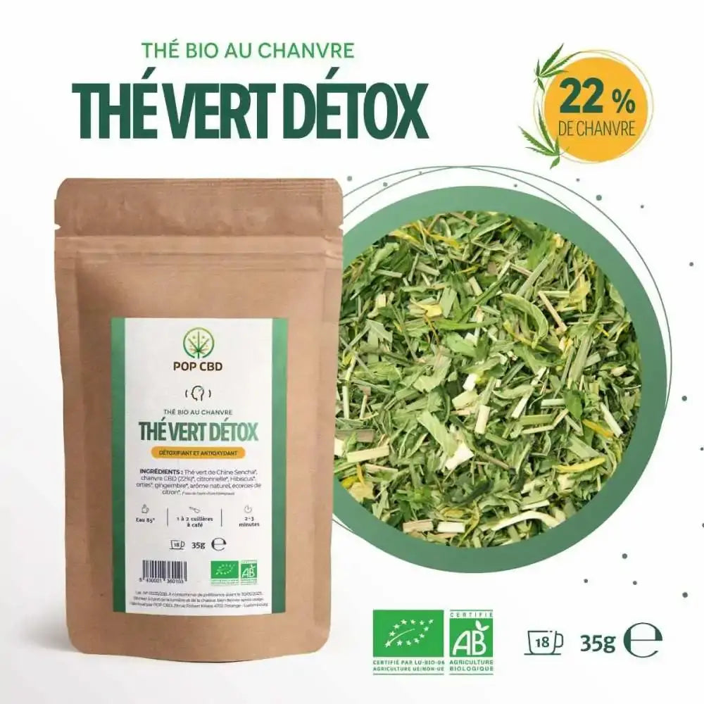 Thé CBD bio détox EstrelaCBD