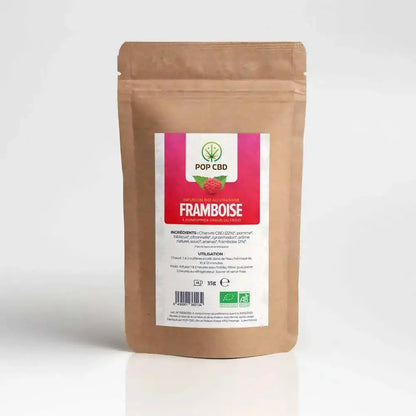Thé CBD bio framboise EstrelaCBD