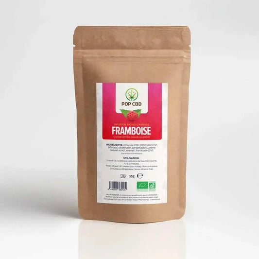 Thé CBD bio framboise EstrelaCBD